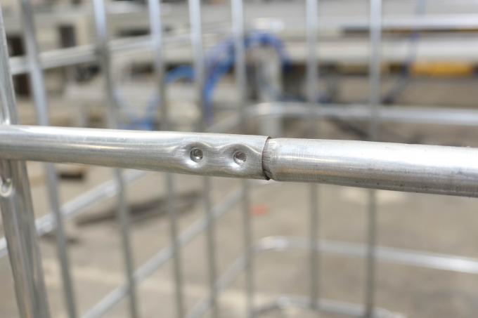 전기 IBC 토트 케이지 용접 기계 50Hz PLC 제어 225KVA 8