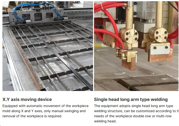 XY 축 와이어 용접 기계 고속 완전 자동 안전 울타리 패널 와이어 메시 용접 기계 2